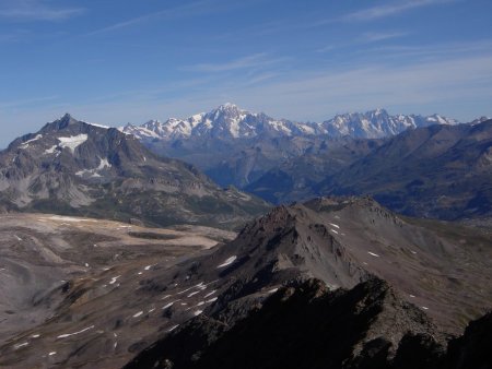 Mont Pourri, Mont Blanc.