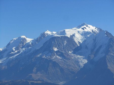 Retour face au Mont Blanc.
