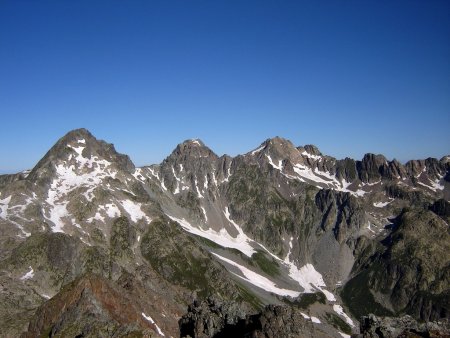 Bec et Rocher d’Arguille et Pic de la Grande Valloire.