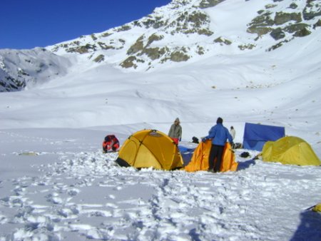 Camp d’altitude à 5400 m