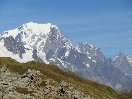 Le versant italien du Mont Blanc.