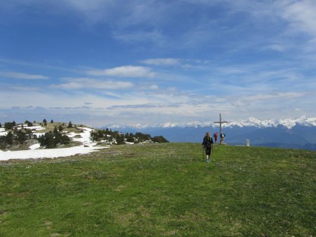 A proximité de la croix de l’Alpe.