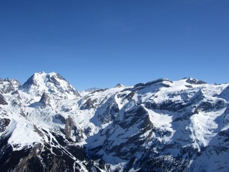 La Grande Casse et le début des Glaciers de la Vanoise.