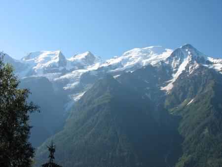 Les Trois Mont-Blanc (vus de Bellachat)