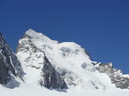 Descente du Glacier Blanc.