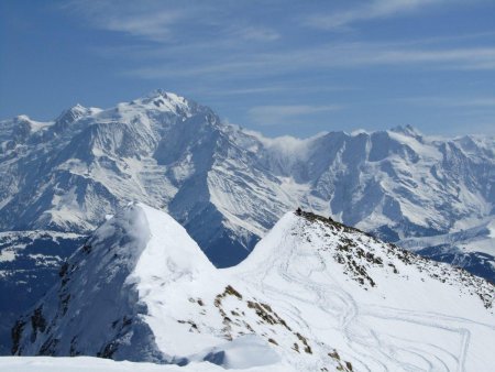 le massif du Mont Blanc.