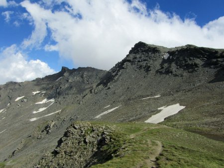 Le sommet du col de Chamoussière.