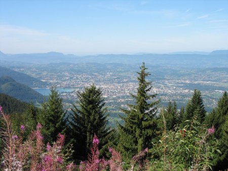 Annecy et le Lac vus de La Blonnière