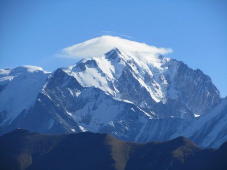 Vue sur le Mont Blanc.