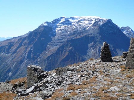 Mont Giusalet depuis les ruines militaires à 2700m