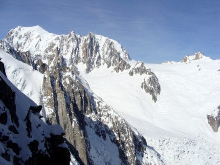 Mont Blanc. (Vue depuis la brèche des Périades).