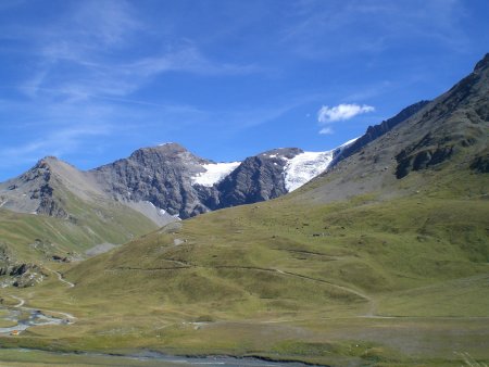 Glacier des Balmes et vallon