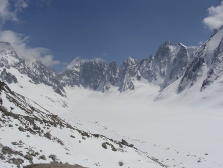Le bassin du glacier d’Argentière.