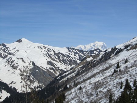 1er vue sur le Mont Blanc.