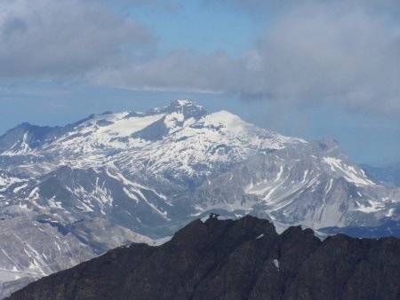 Dôme de Pichère et Sommet de Bellecote vus du sommet.