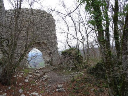 Les ruines du château de Montbel