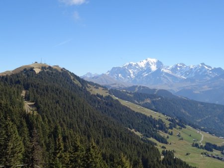 Mont Bisanne et Mont Blanc