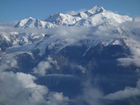 Regard sur le Mont Blanc.