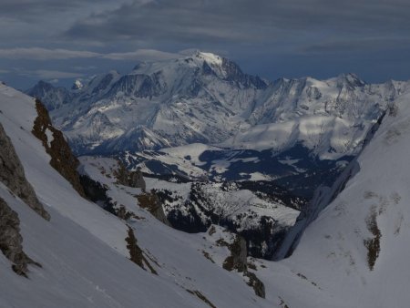 Fenêtre sur le Mont Blanc.