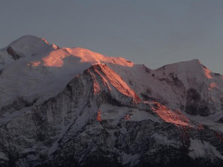 Dernières couleurs sur le Mont Blanc...