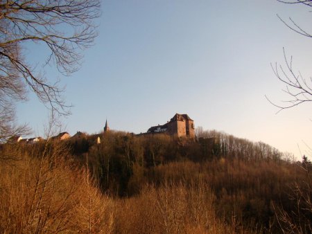Le château avant la dernière montée.