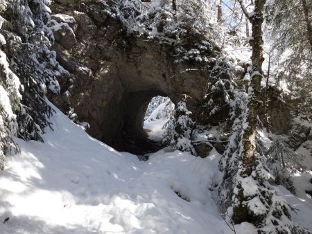 Petit tunnel marquant la fin de la montée.