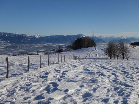Le plateau du Salève, version hiver...