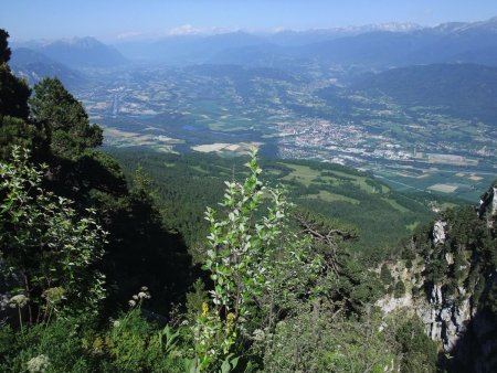 Vue sur Pontcharra et la vallée de l’Isère.