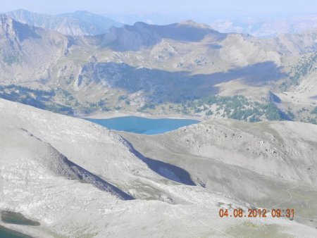 Lac d’Allos vu du sommet