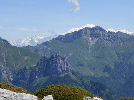 Dent de Pleuven, Arcalod , sommet du Mont Blanc