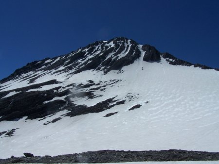 Glacier Lombard et face Nord du Goléon.