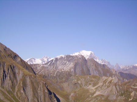 La pointe de la Terrasse devant le mont Blanc
