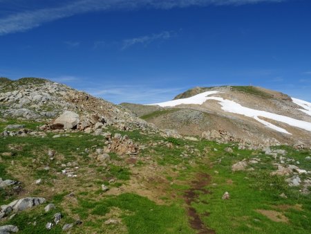 Le Grand Mont et à gauche le sommet coté 2633