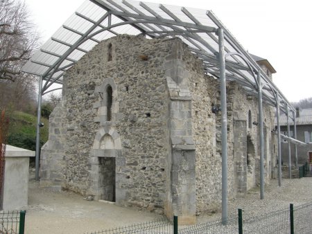 L’église ruinée de Grésy sur Isère