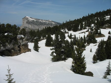 Col de Belles Ombres (alt. 1.681 m) et Mont-Granier
