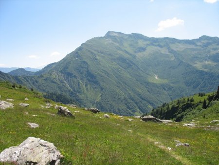 Mont Bellacha (2484m) vu du sentier de retour