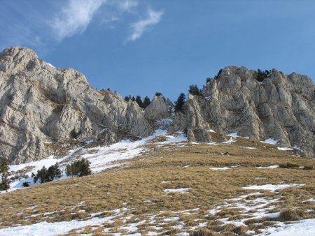Le Petit Som (alt. 1.772 m) vu depuis le Col de La Ruchère