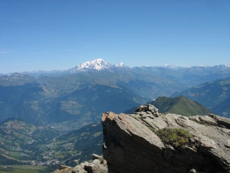 Mont-Blanc vu du sommet