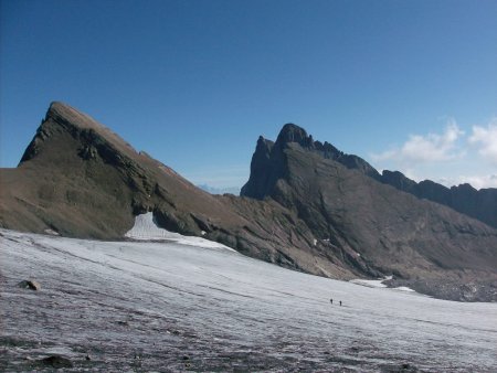 Le débonnaire glacier Lombard. L’Aiguille Méridionale d’Arves