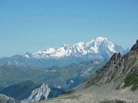 Col Rouge - Vue sur le Mont Blanc