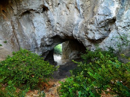 La magnifique grotte cheminée.