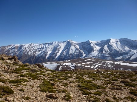 Vue panoramique sur le massif du M’Goun