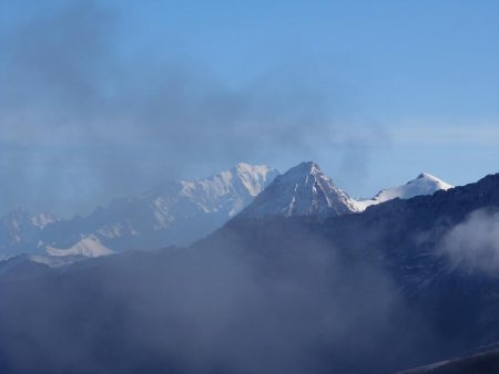 Zoom, Mont Blanc, Pécloz et Armenaz, du Grand roc