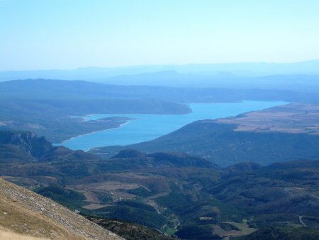 Lac de Sainte-Croix depuis le Montdenier.