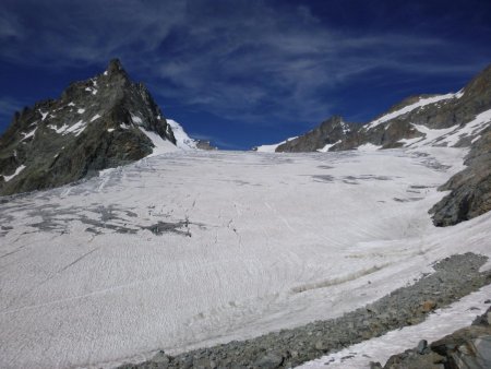 Dernière vue sur le Glacier Blanc