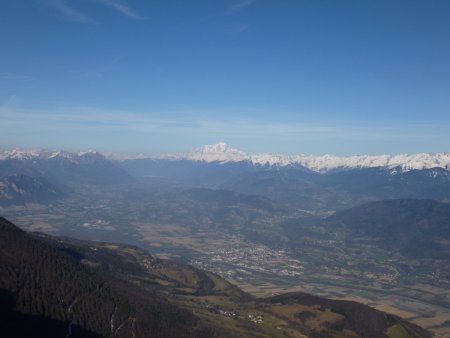 Bauges, Mont Blanc et Lauzière.