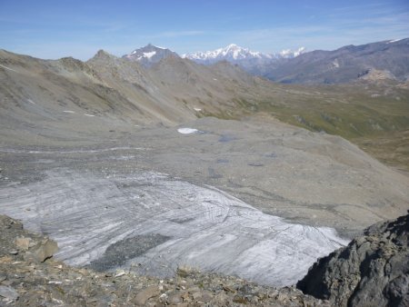 Le Glacier vu du col des Barmes de l’Ours