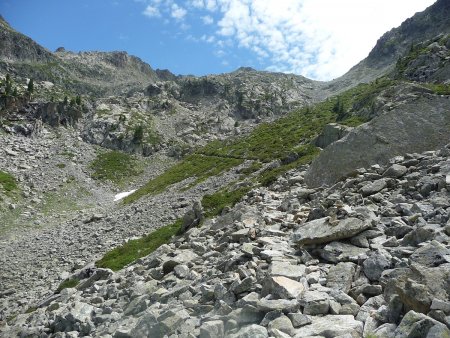 Sentier menant au Col de Pétarel