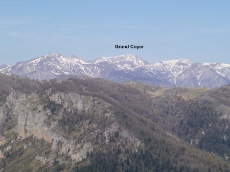 Au nord-ouest, le Grand Coyer (2693m)