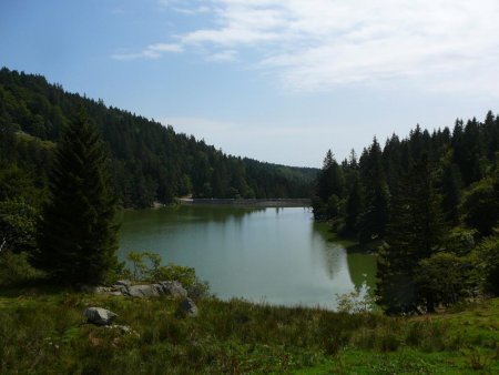 Le lac du Fornet depuis l’auberge